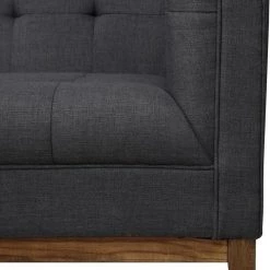 TOV Living Room Gavin Linen Sofa