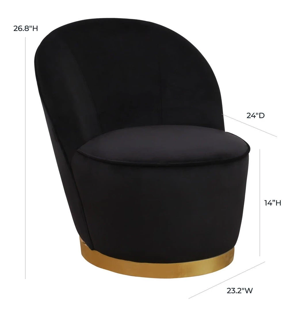 TOV Julia Velvet Junior Chair Living Room