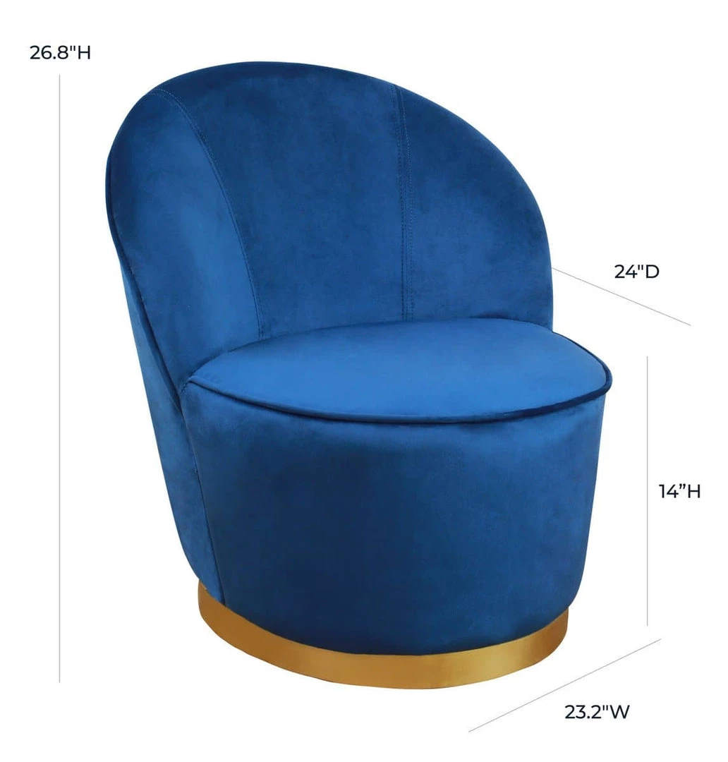 TOV Julia Velvet Junior Chair Living Room