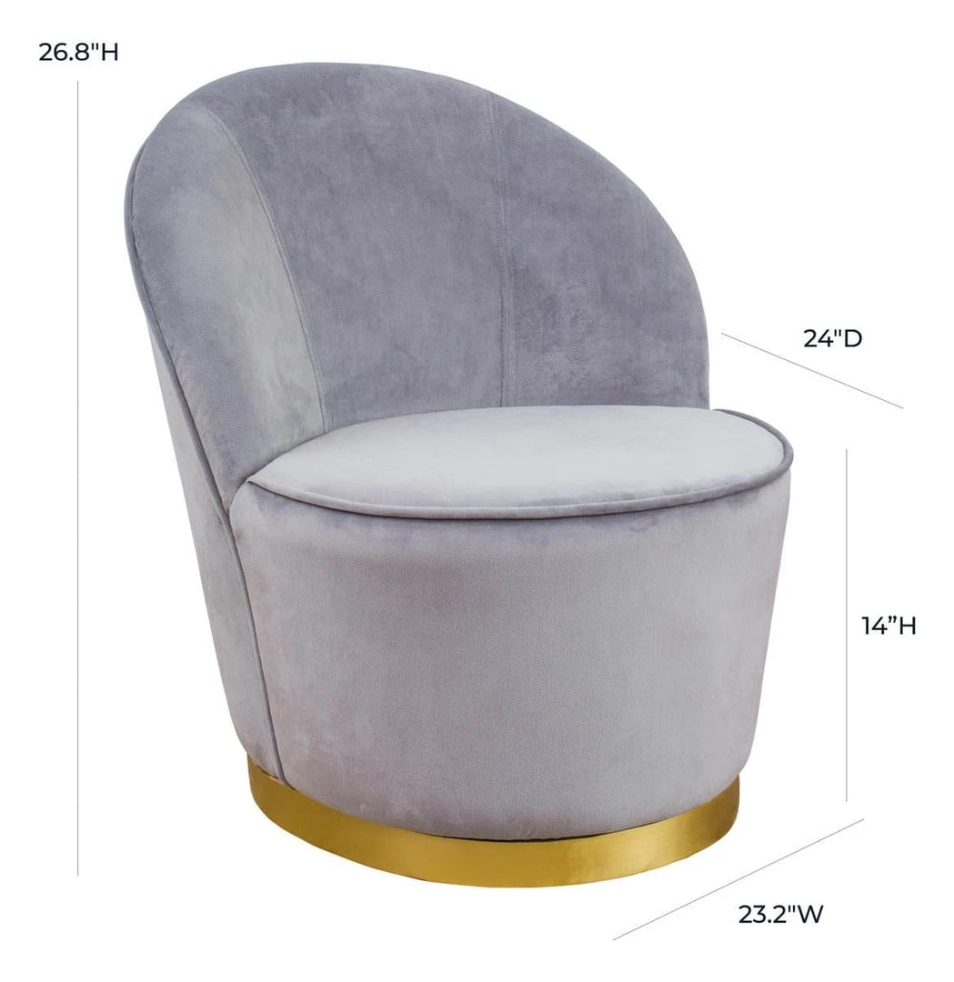 TOV Julia Velvet Junior Chair Living Room