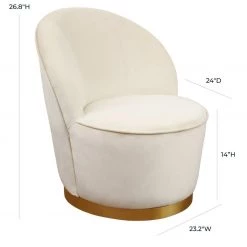 TOV Julia Velvet Junior Chair Living Room