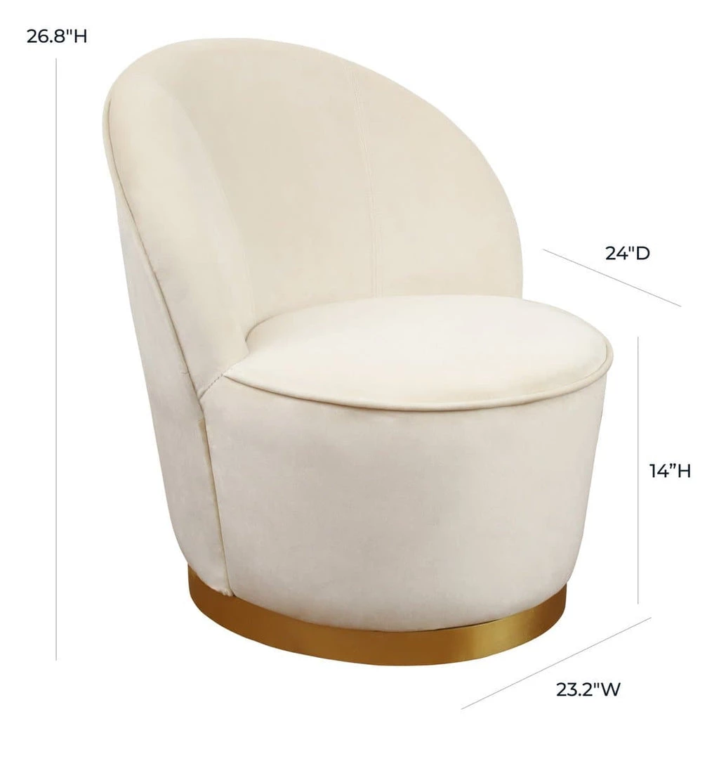 TOV Julia Velvet Junior Chair Living Room