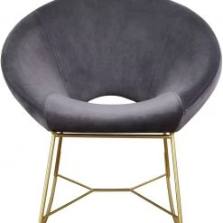 TOV Living Room Nolan Velvet Rocking Chair