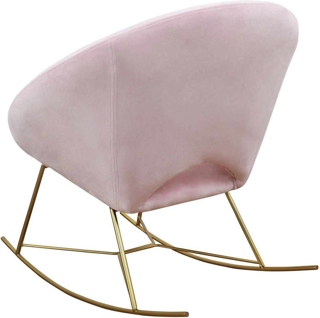 TOV Living Room Nolan Velvet Rocking Chair