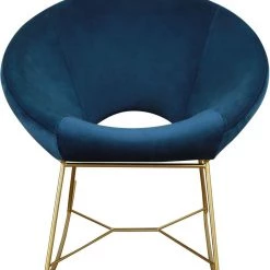 TOV Living Room Nolan Velvet Rocking Chair