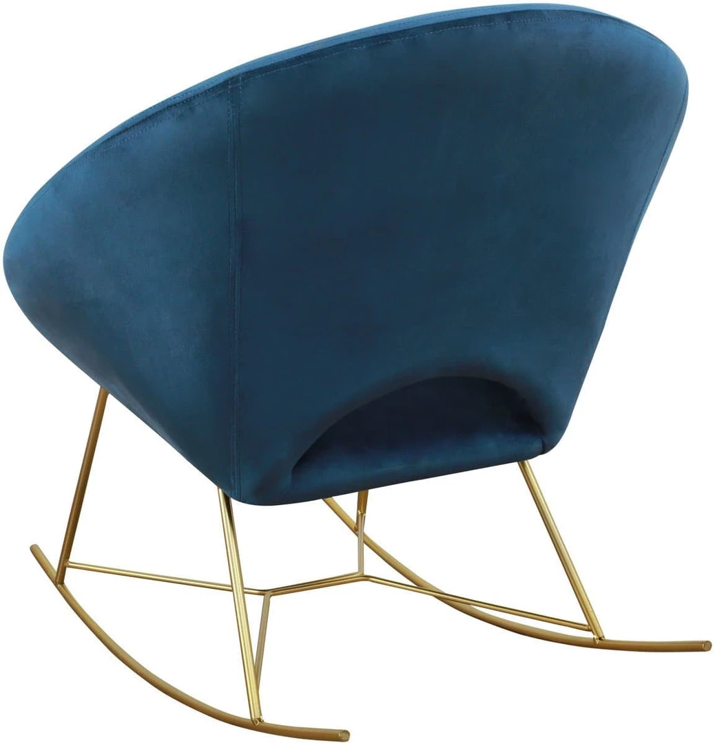 TOV Living Room Nolan Velvet Rocking Chair