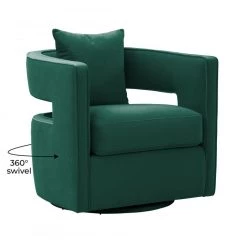 TOV Kennedy Swivel Chair Living Room