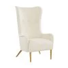 TOV Living Room Ethan Velvet Tall Chair