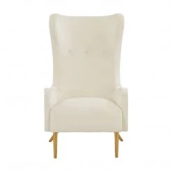 TOV Living Room Ethan Velvet Tall Chair