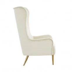 TOV Living Room Ethan Velvet Tall Chair