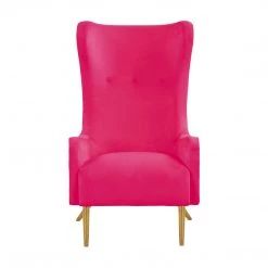 TOV Living Room Ethan Velvet Tall Chair