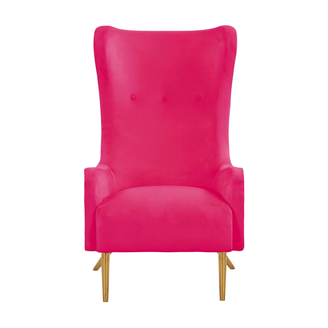 TOV Living Room Ethan Velvet Tall Chair