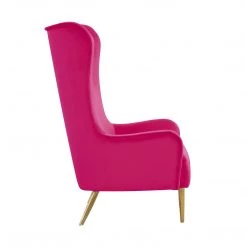 TOV Living Room Ethan Velvet Tall Chair