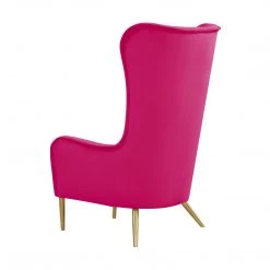 TOV Living Room Ethan Velvet Tall Chair