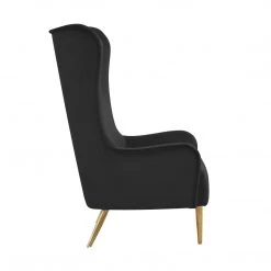 TOV Living Room Ethan Velvet Tall Chair