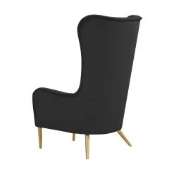 TOV Living Room Ethan Velvet Tall Chair