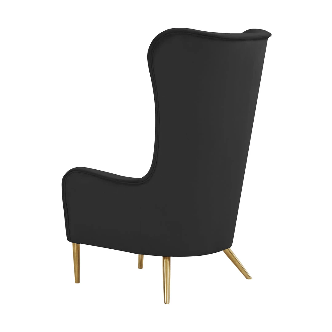 TOV Living Room Ethan Velvet Tall Chair