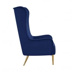 TOV Living Room Ethan Velvet Tall Chair