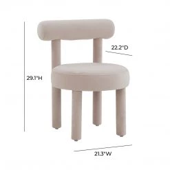 TOV Carmel Velvet Chair