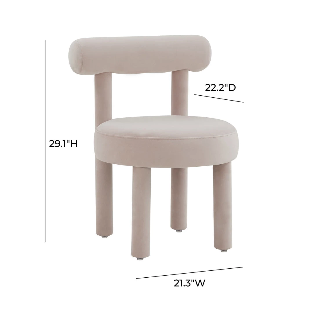 TOV Carmel Velvet Chair