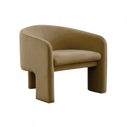 TOV Marla Velvet Accent Chair Living Room