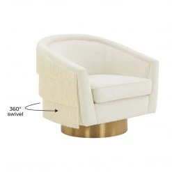 TOV Flapper Swivel Chair
