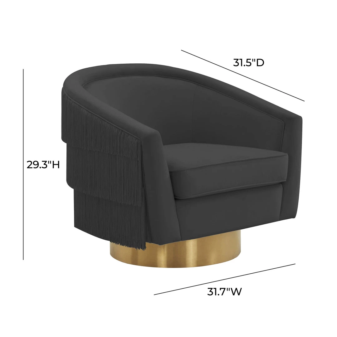 TOV Flapper Swivel Chair