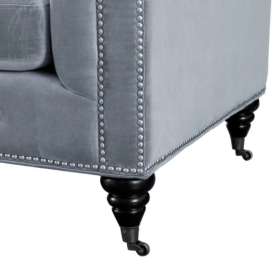 TOV Hanny Velvet Sofa Living Room