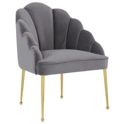 TOV Living Room Daisy Velvet Chair