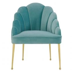 TOV Living Room Daisy Velvet Chair