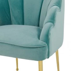 TOV Living Room Daisy Velvet Chair