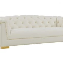TOV Living Room Farah Velvet Sofa