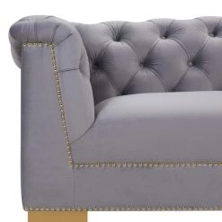 TOV Living Room Farah Velvet Sofa