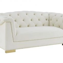 TOV Living Room Farah Velvet Loveseat