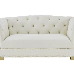 TOV Living Room Farah Velvet Loveseat