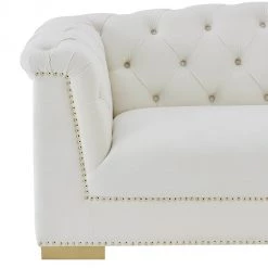 TOV Living Room Farah Velvet Loveseat