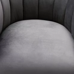 TOV Magnolia Velvet Accent Chair Gold Base