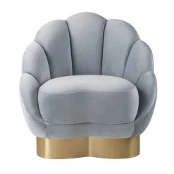 TOV Bloom Velvet Accent Chair