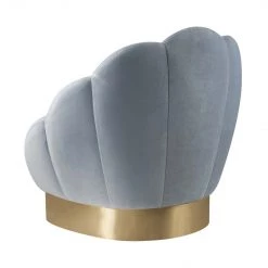 TOV Bloom Velvet Accent Chair