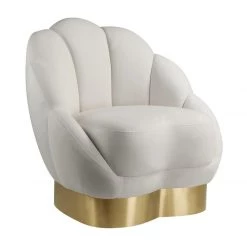 TOV Bloom Velvet Accent Chair
