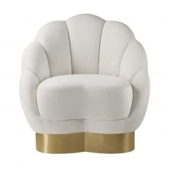 TOV Bloom Velvet Accent Chair