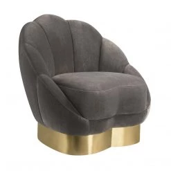 TOV Bloom Velvet Accent Chair