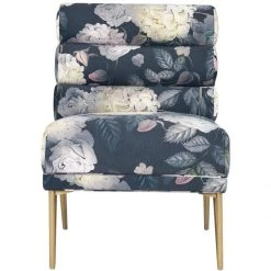 TOV Kelly Floral Velvet Chair Living Room