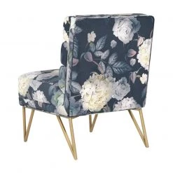 TOV Kelly Floral Velvet Chair Living Room