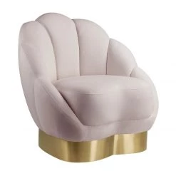 TOV Bloom Velvet Accent Chair