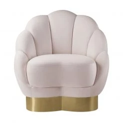 TOV Bloom Velvet Accent Chair