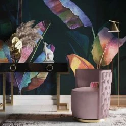 TOV Mimosa Velvet Swivel Accent Chair