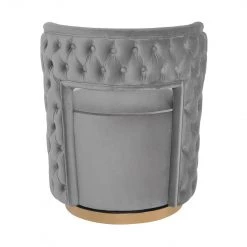 TOV Mimosa Velvet Swivel Accent Chair