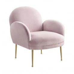 TOV Gwen Velvet Accent Chair