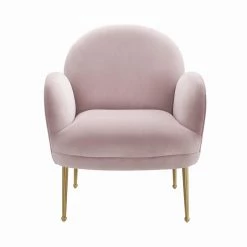 TOV Gwen Velvet Accent Chair
